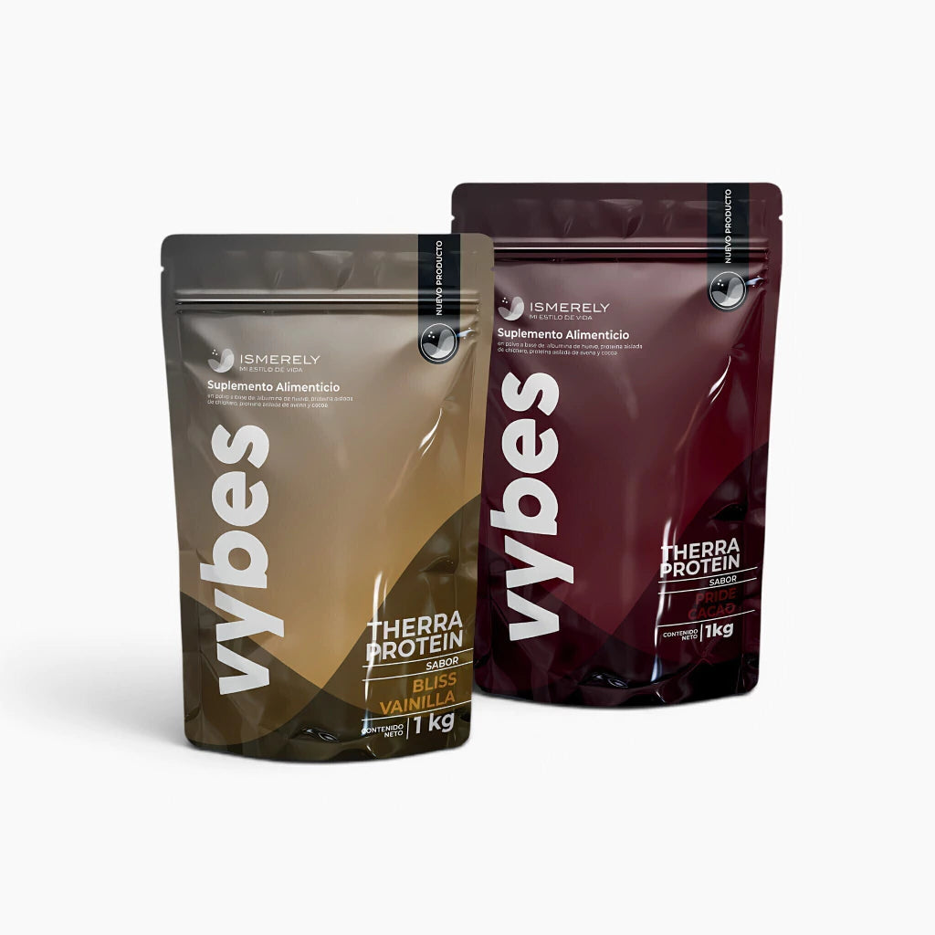 Ismerely Therra Protein Vybes | Proteína con cacao, chícharo, avena y suero